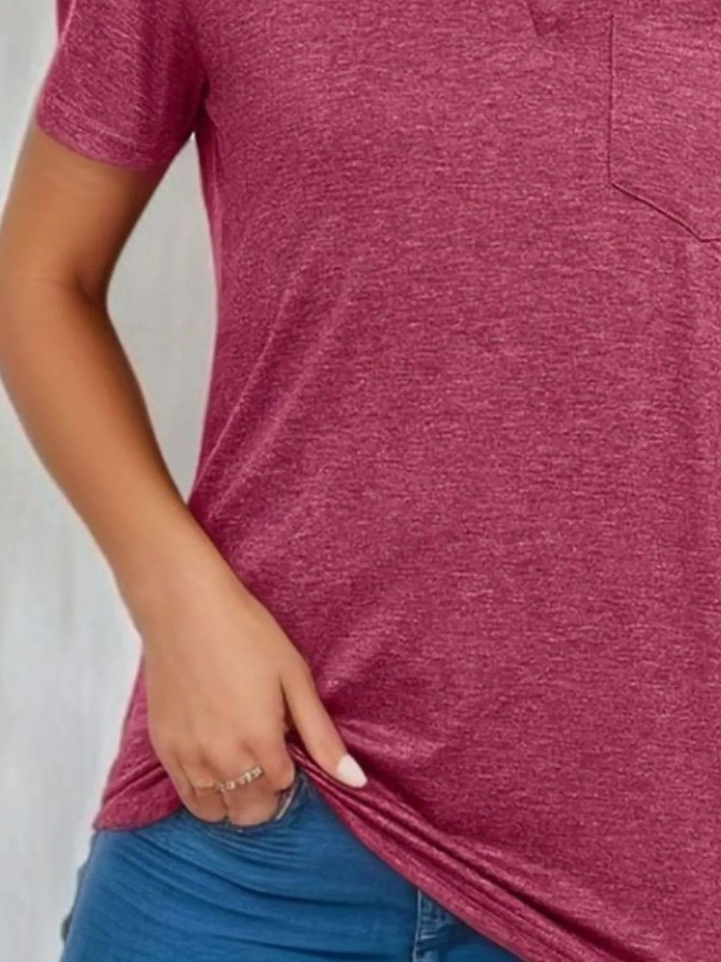 Johnny Collar Short Sleeve Top