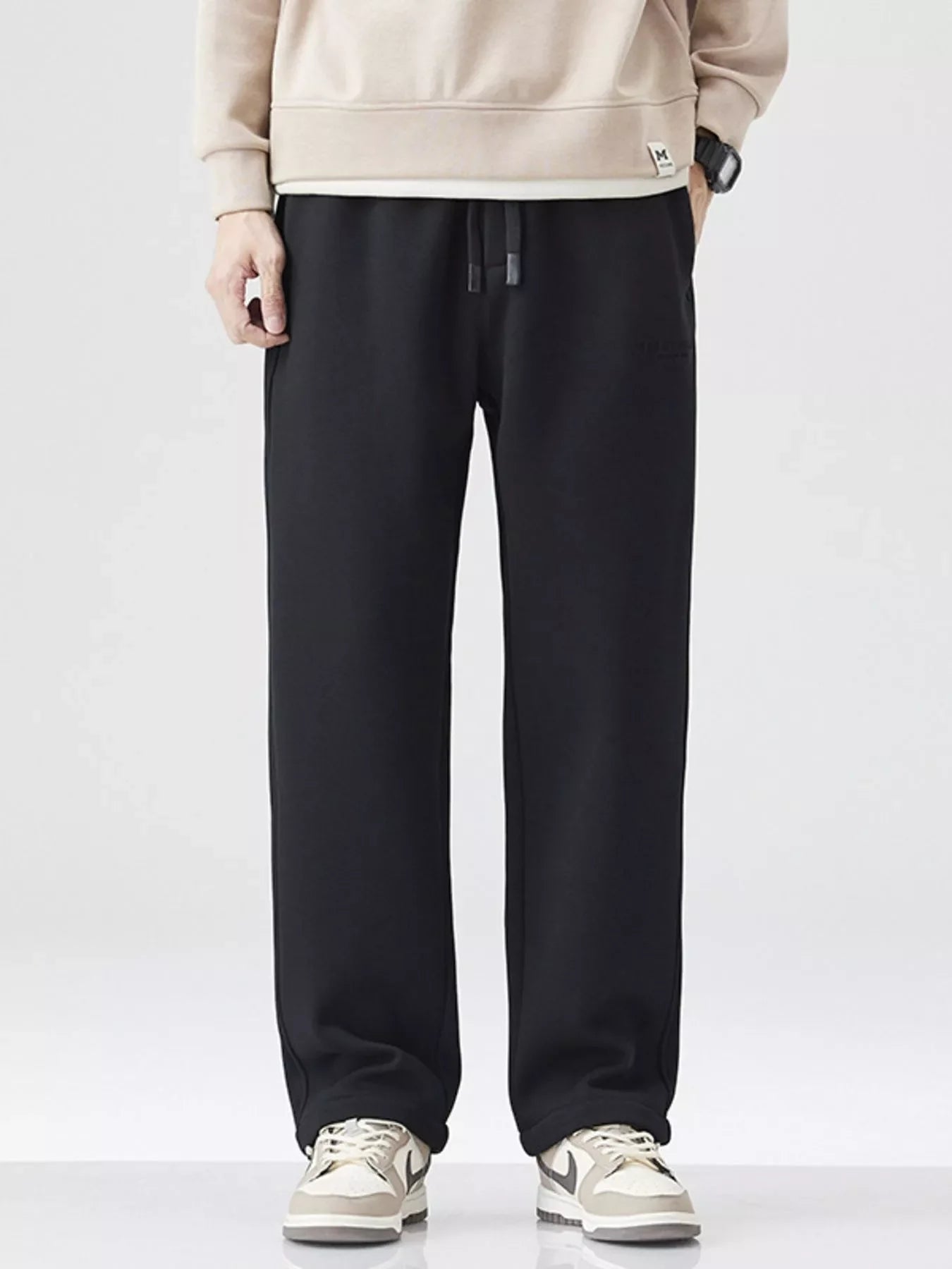 Men's Plus Size Wide Leg Pants