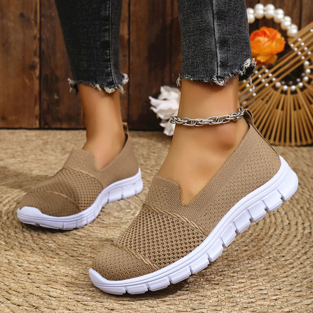 Breathable Mesh Athletic Slip-Ons