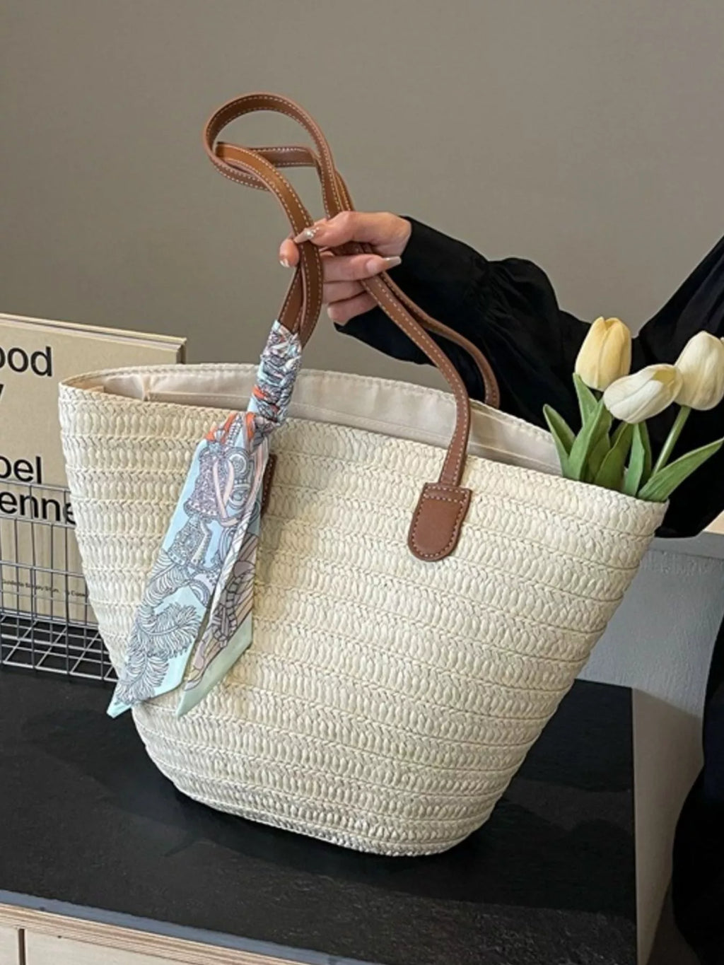 Straw Woven Shoulder Bag