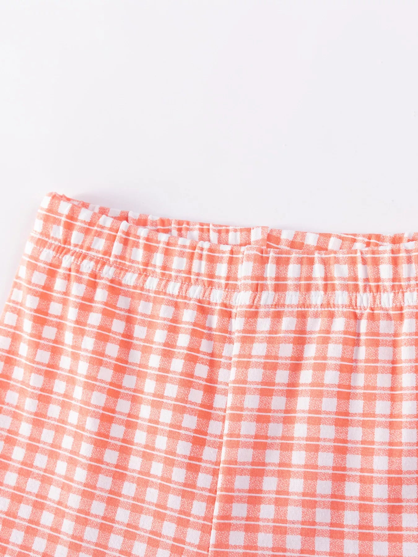 Children's Striped Top & Gingham Capri Set