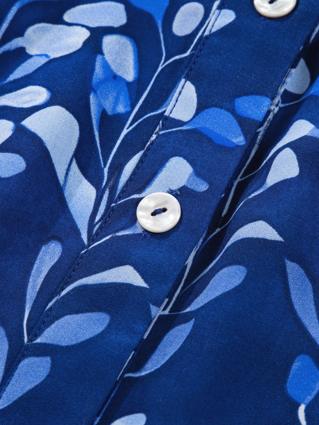 Botanical Print Button Up Shirt