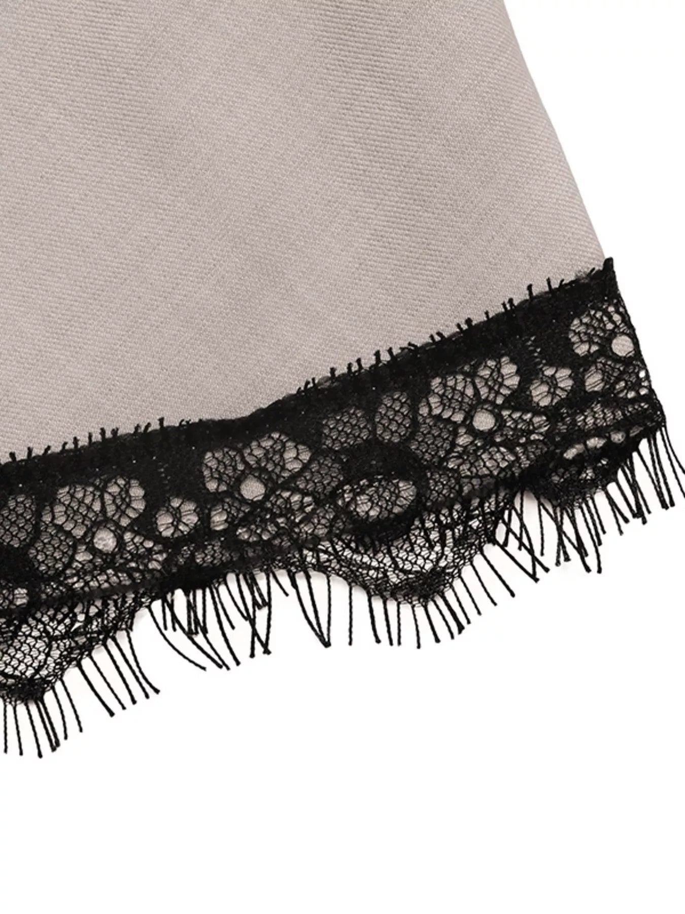 Lace Trim Twist Front Cami