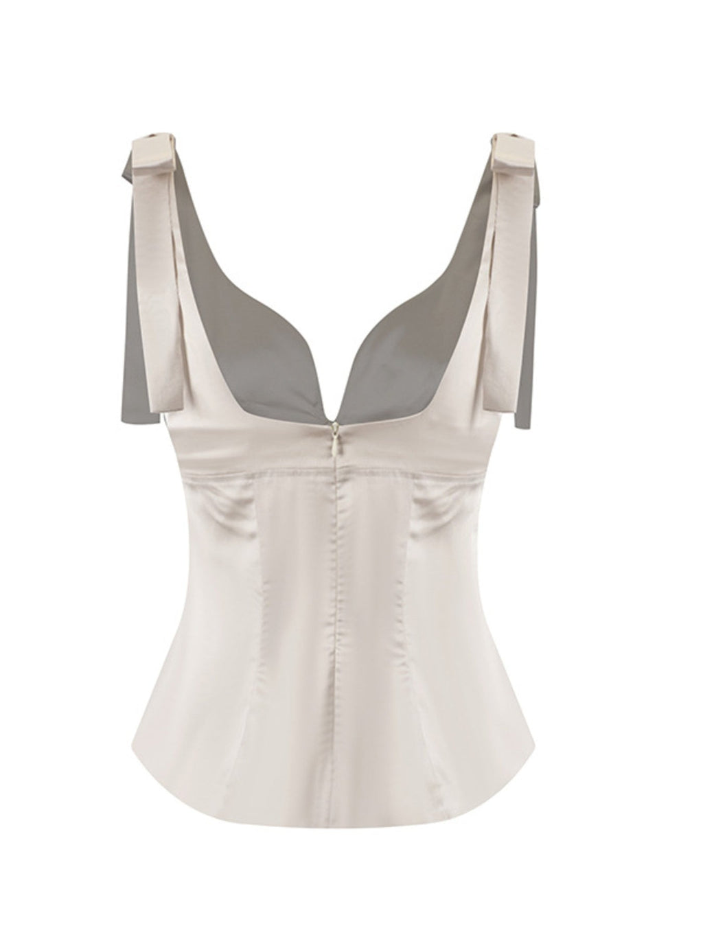 Tie-Shoulder Satin Cami
