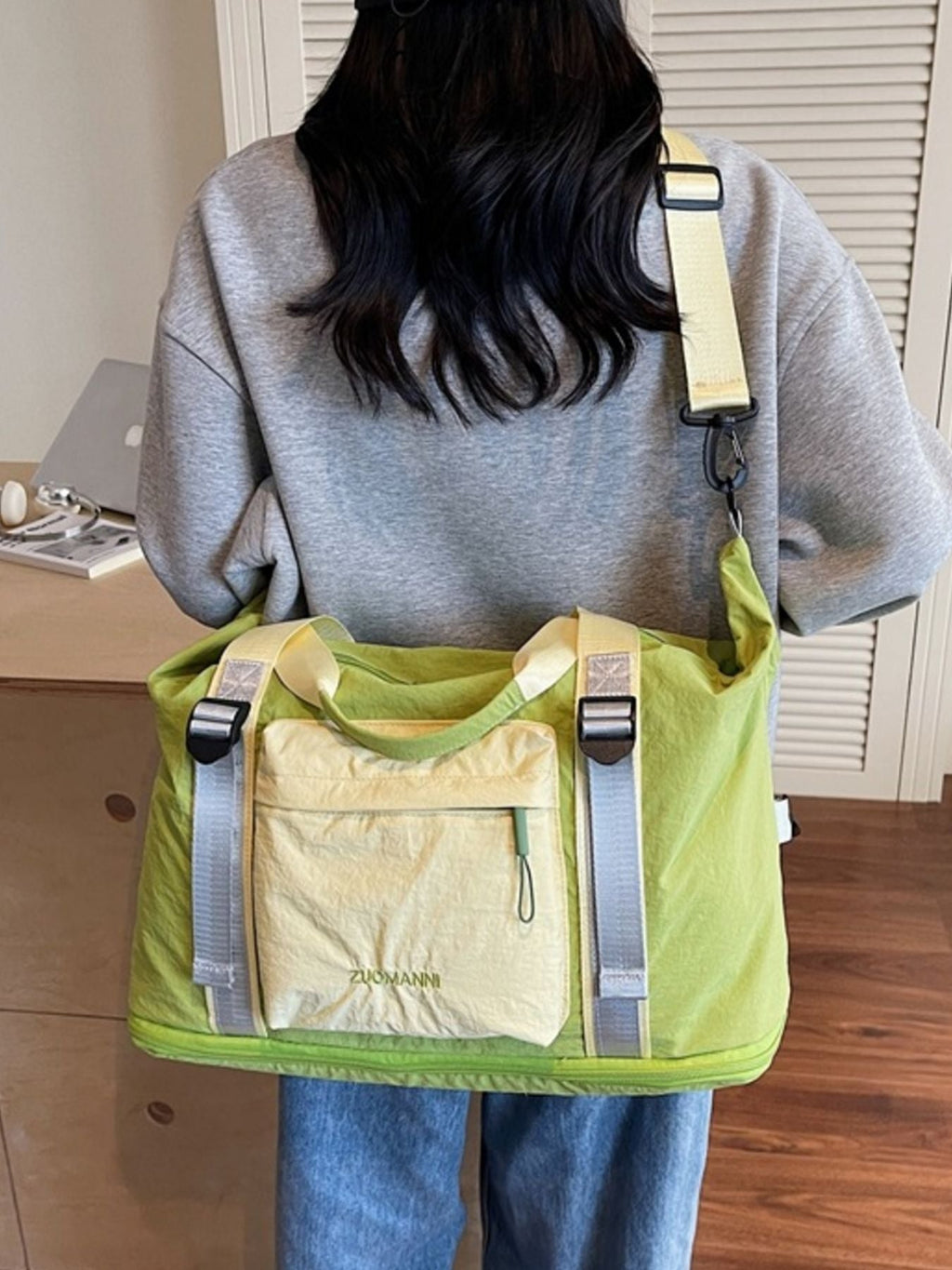 Lightweight Travel Duffel Bag with Shoulder Strap