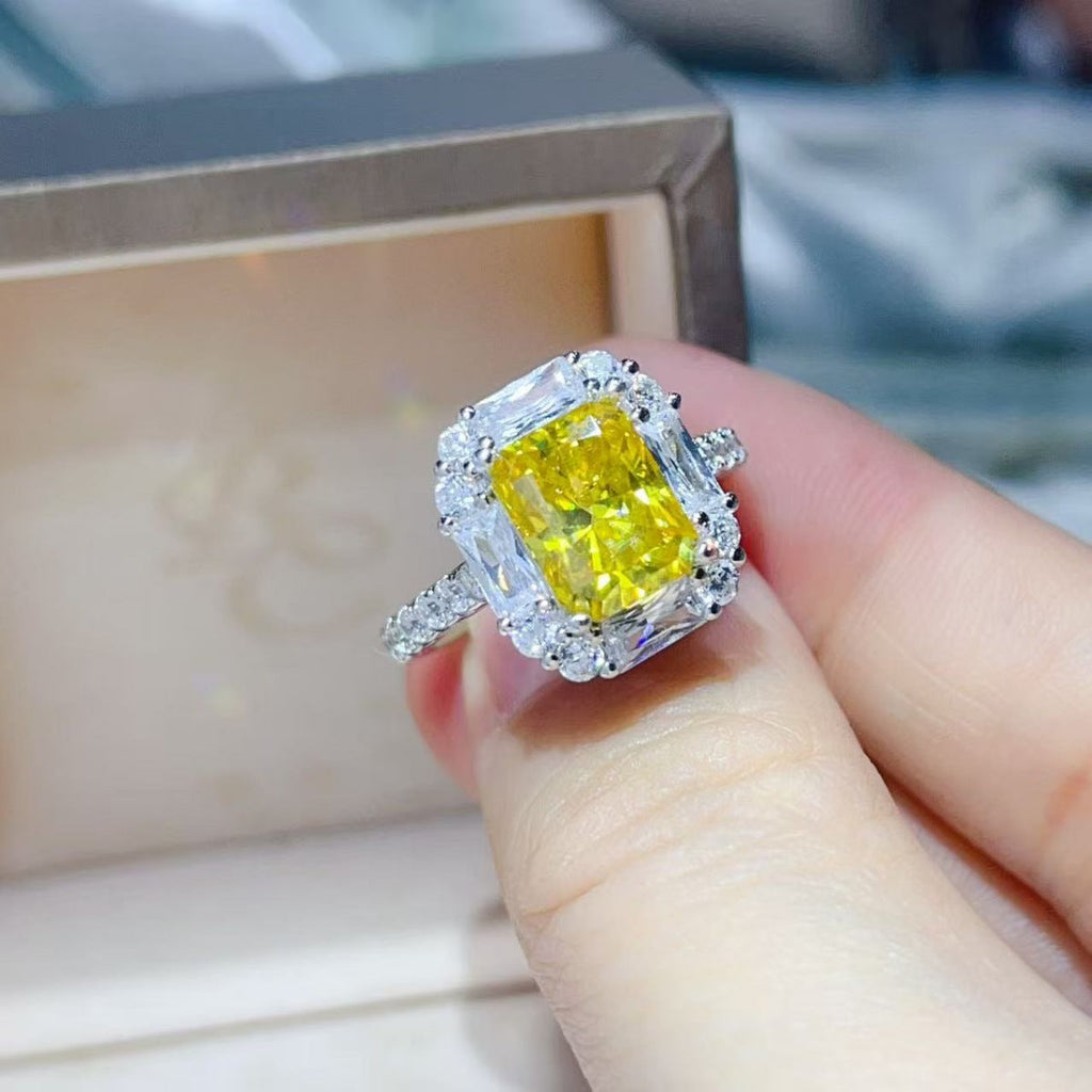 3 Carat Moissanite 925 Sterling Silver Ring