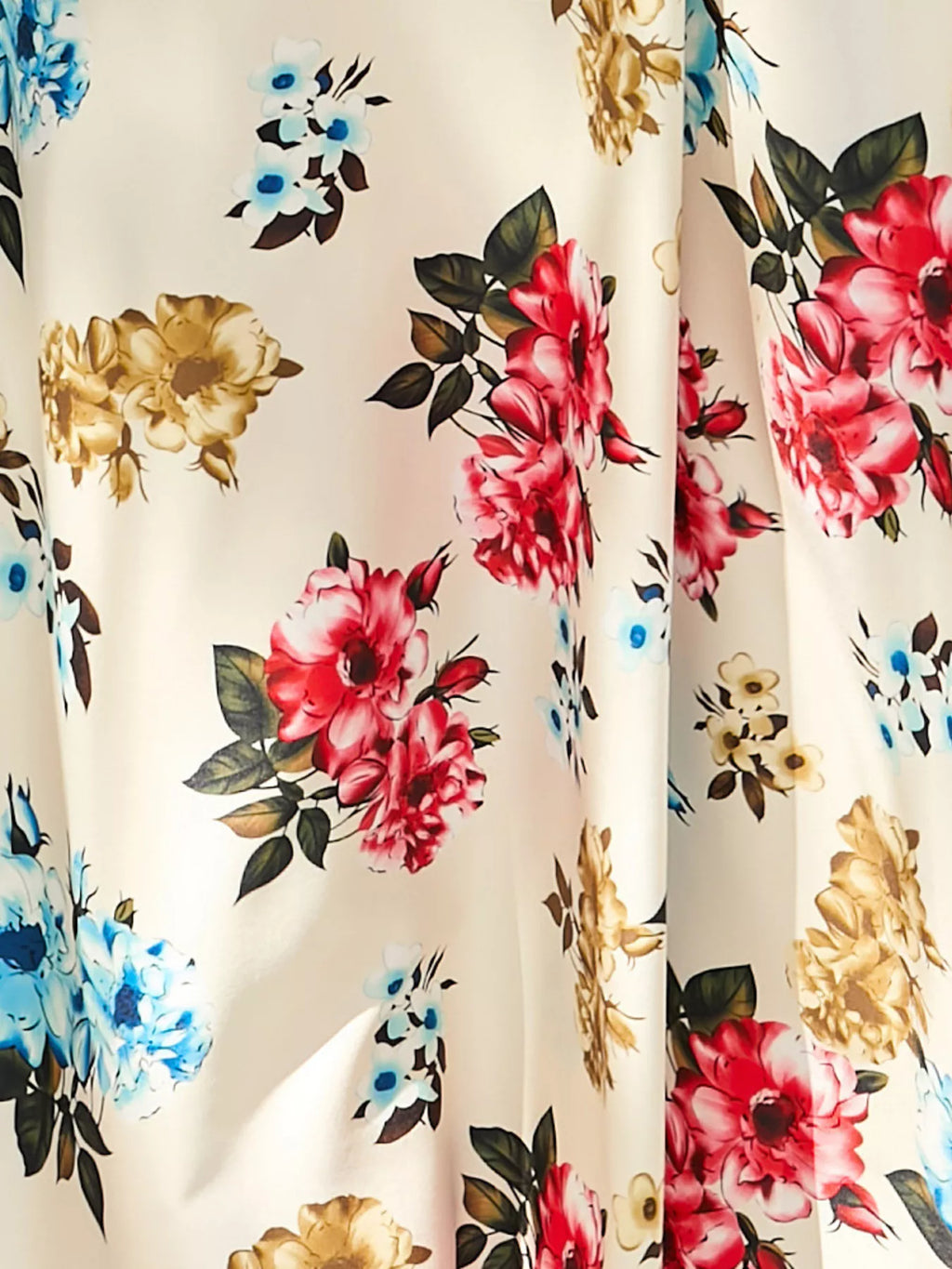 Floral Print Spaghetti Strap Midi Dress