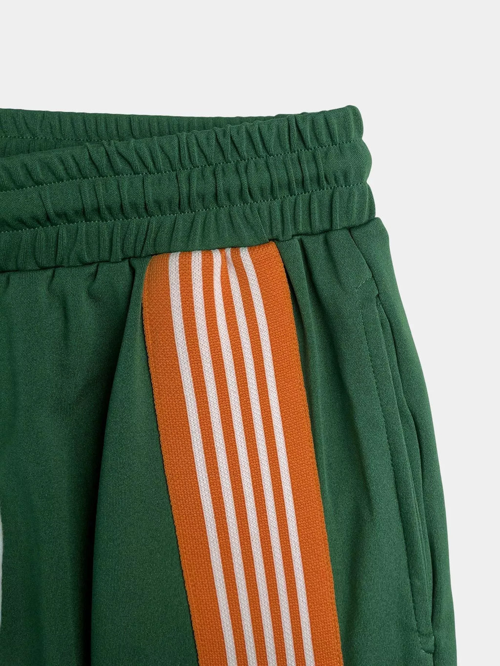 Striped Detail Top and Drawstring Pants Set