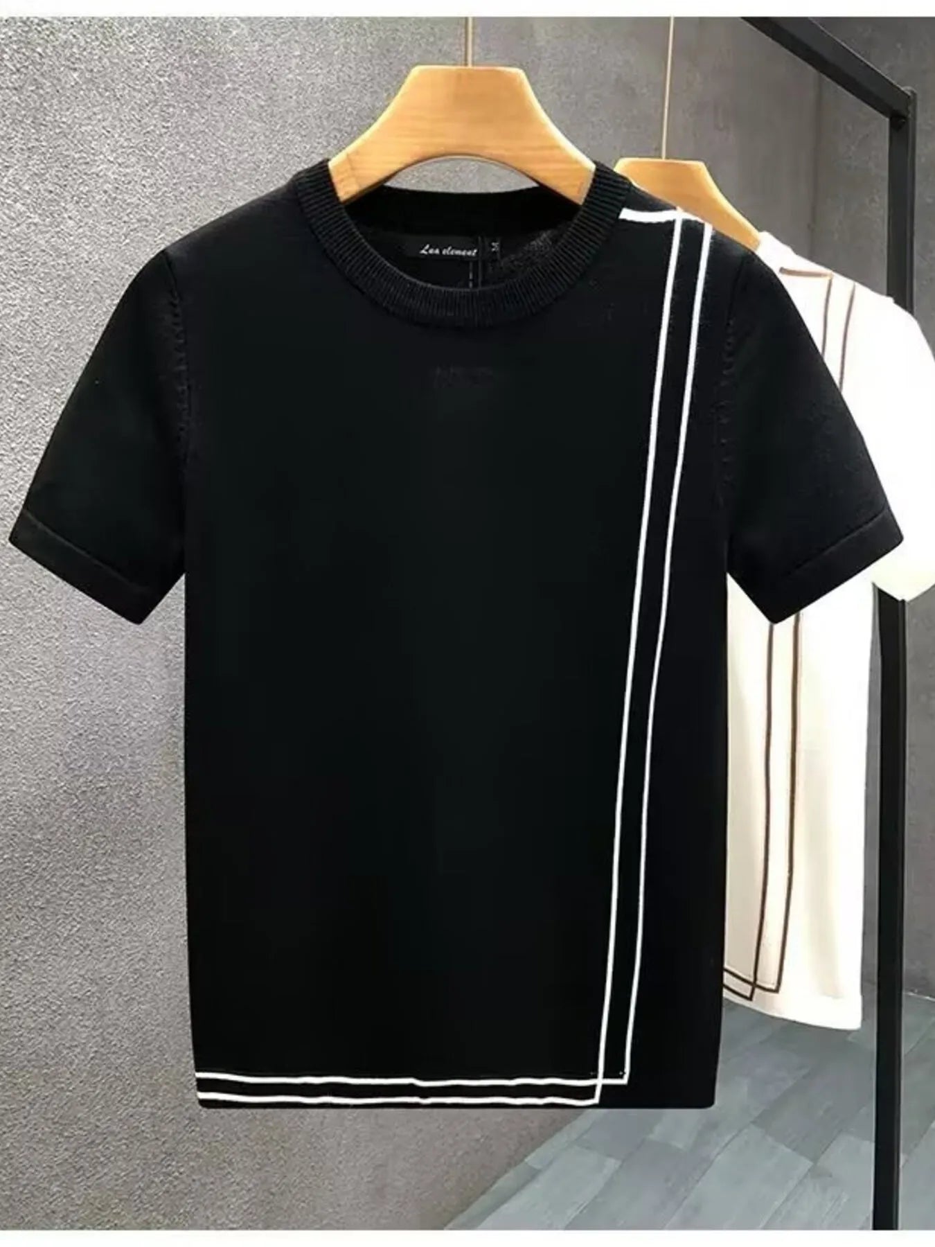 Men's Full Size Round Neck Short Sleeve T-Shirt Plus Size