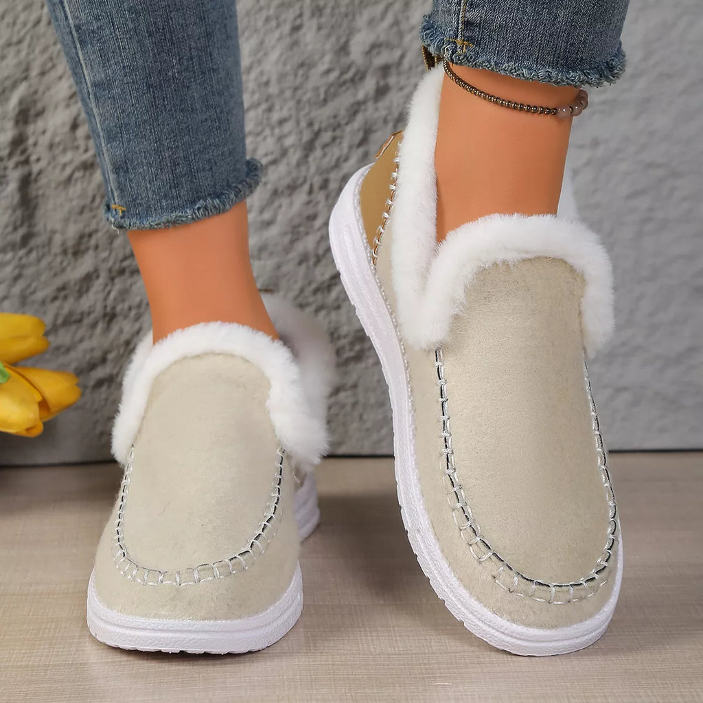 Plush-Lined Slip-Ons