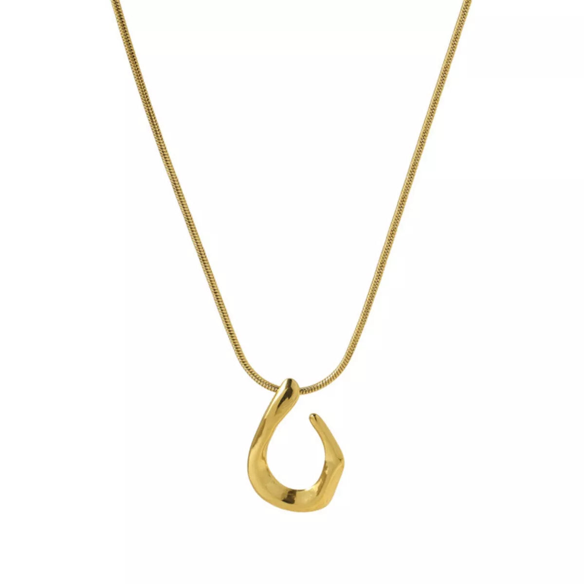 18K Gold-Plated Geometric Necklace