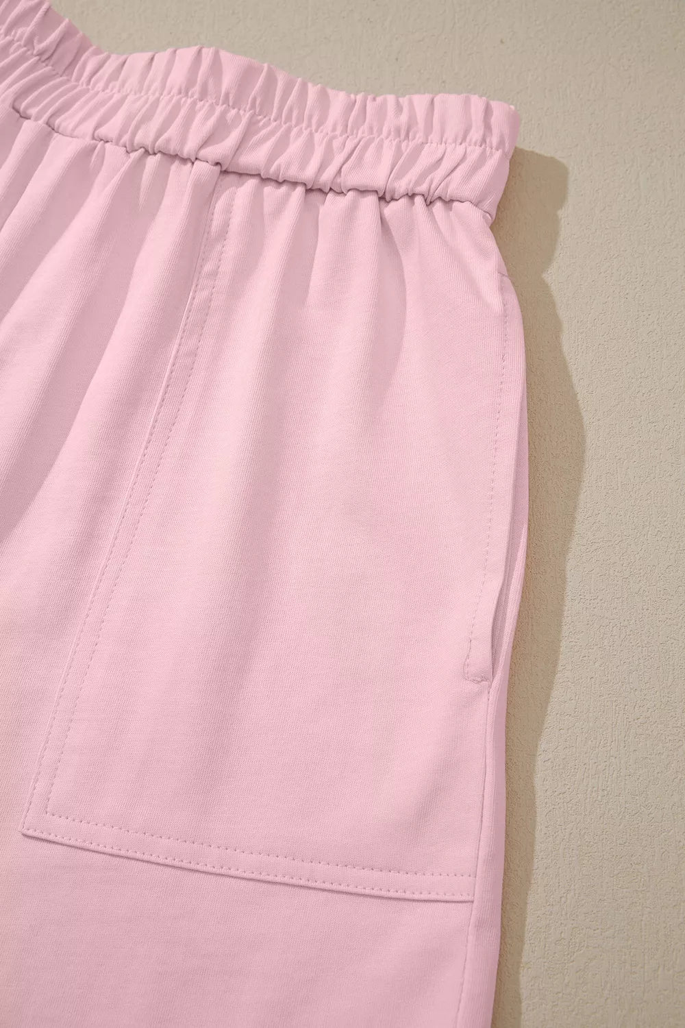 Round Neck Tee and Shorts Set