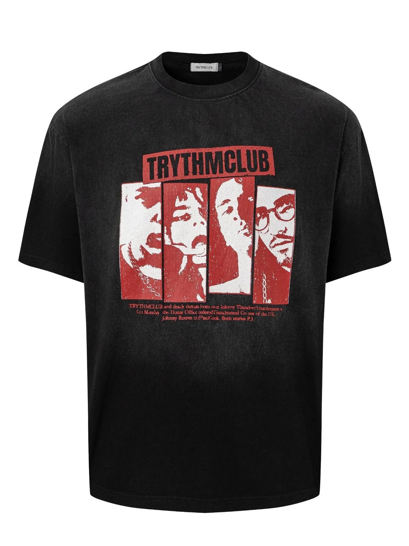 Men's Graphic Short Sleeve Oversized T-Shirt