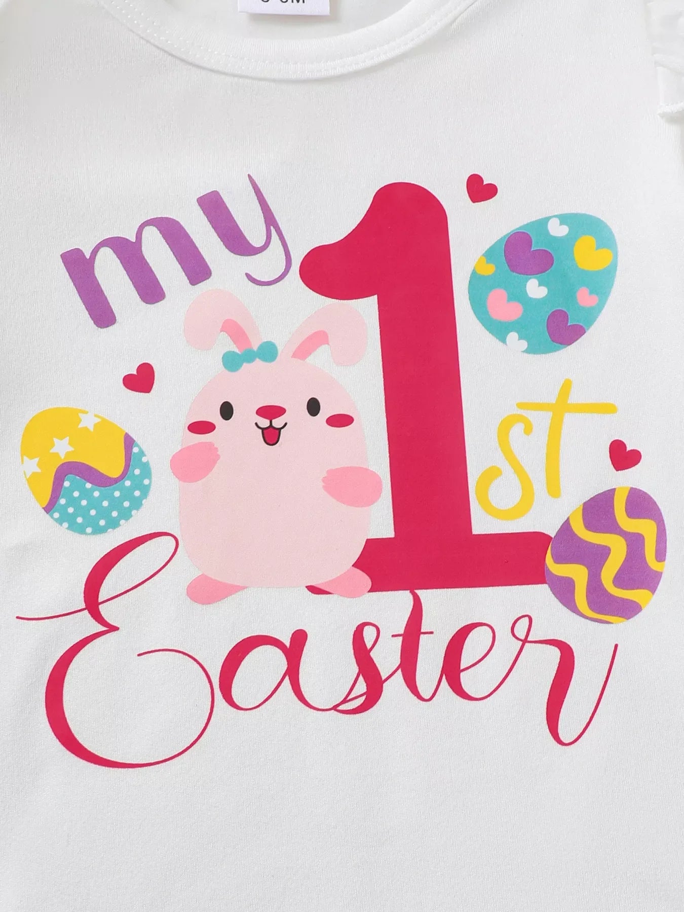 Children's My 1st Easter Top and Pants Set with Headband