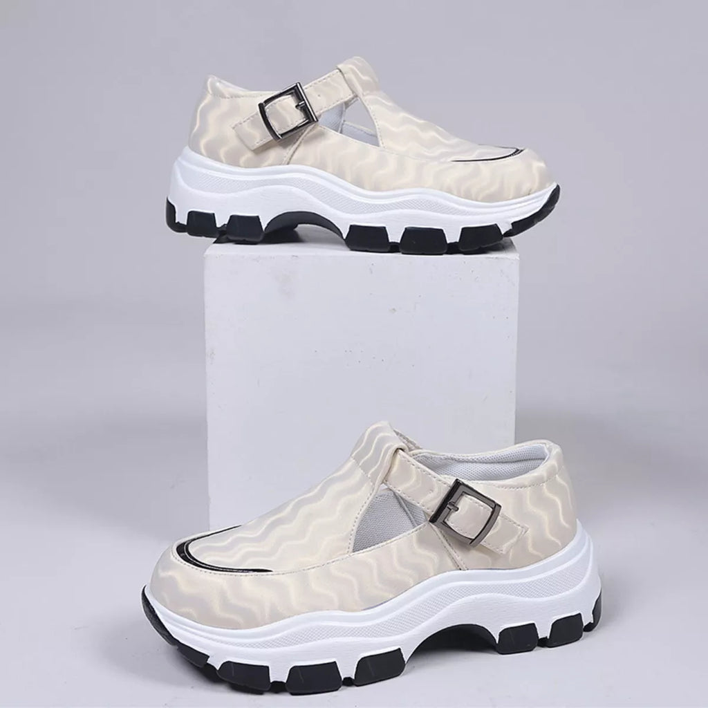 Round Toe Platform Loafers