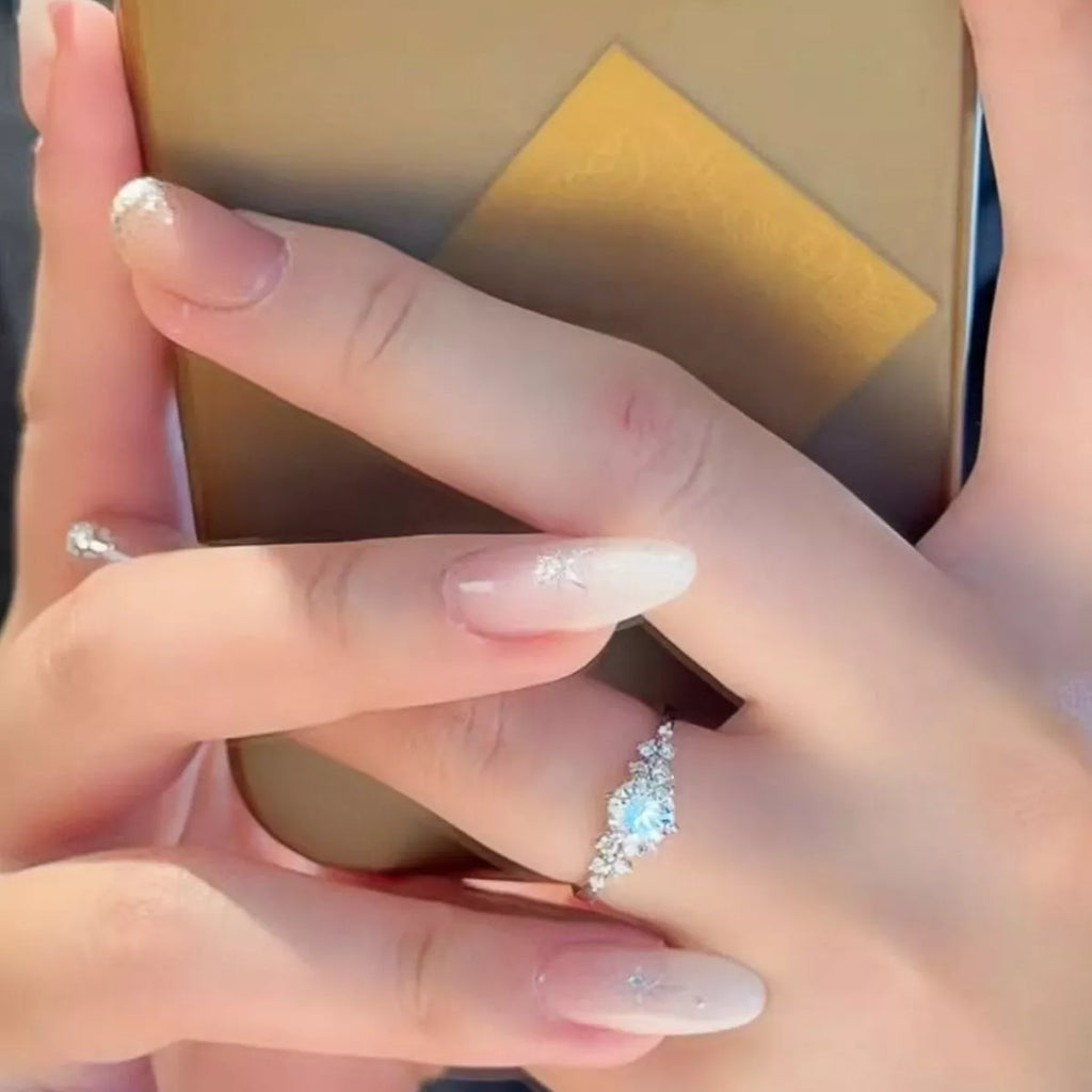 2 Carat Moissanite 925 Sterling Silver Ring