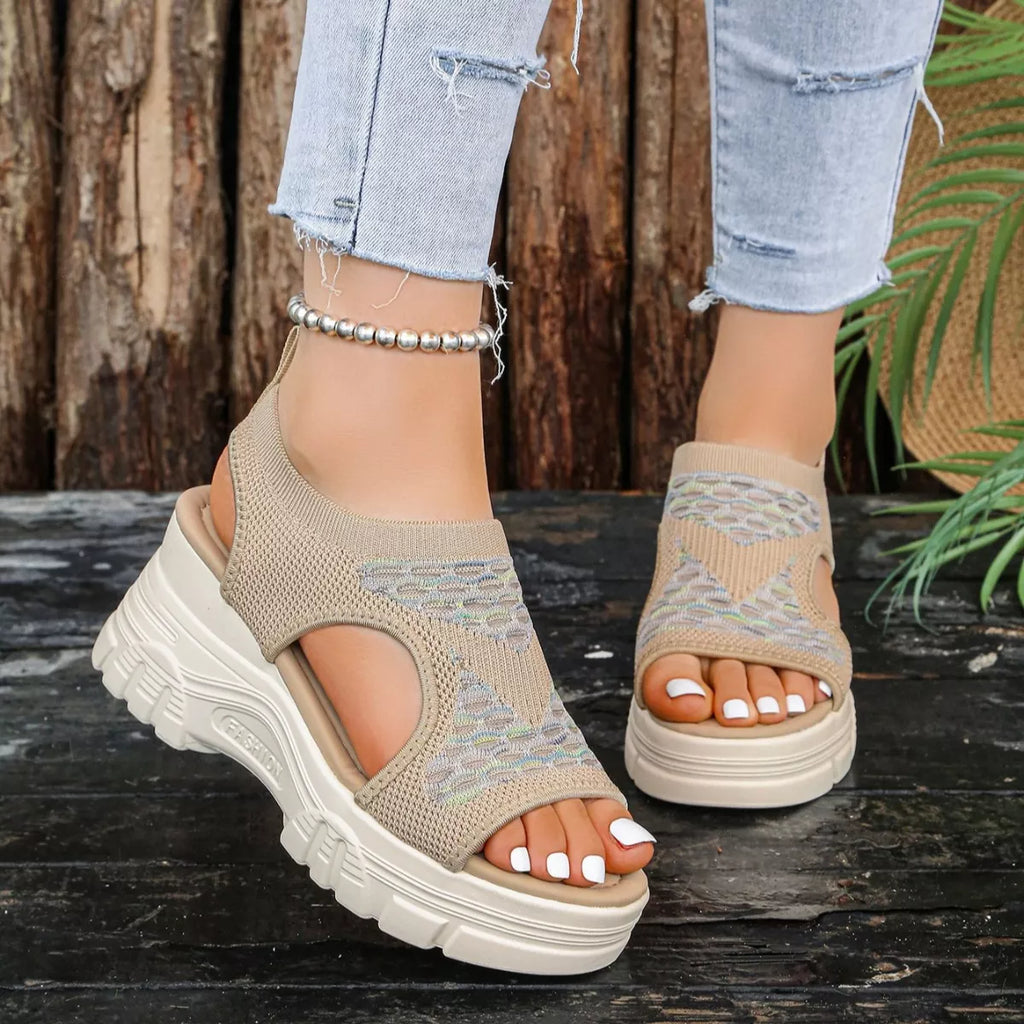 Open Toe Platform Sandals