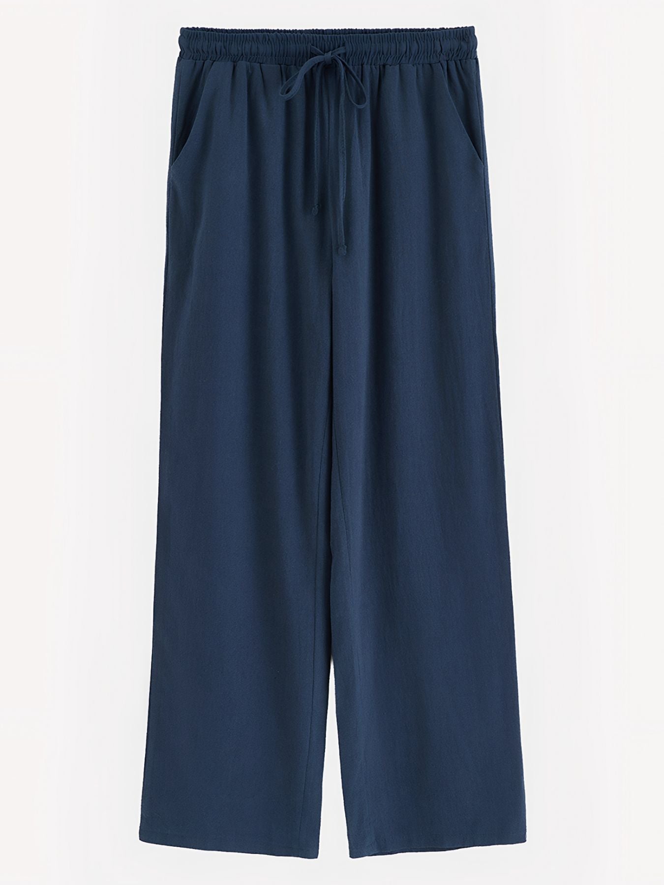 Drawstring Wide Leg Pants