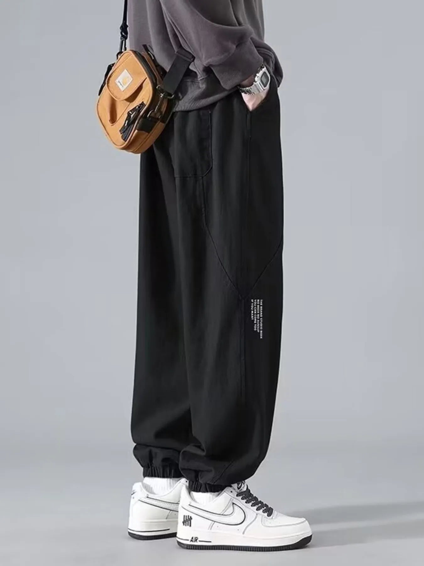 Men's Plus Size Relaxed Fit Jogger Pants
