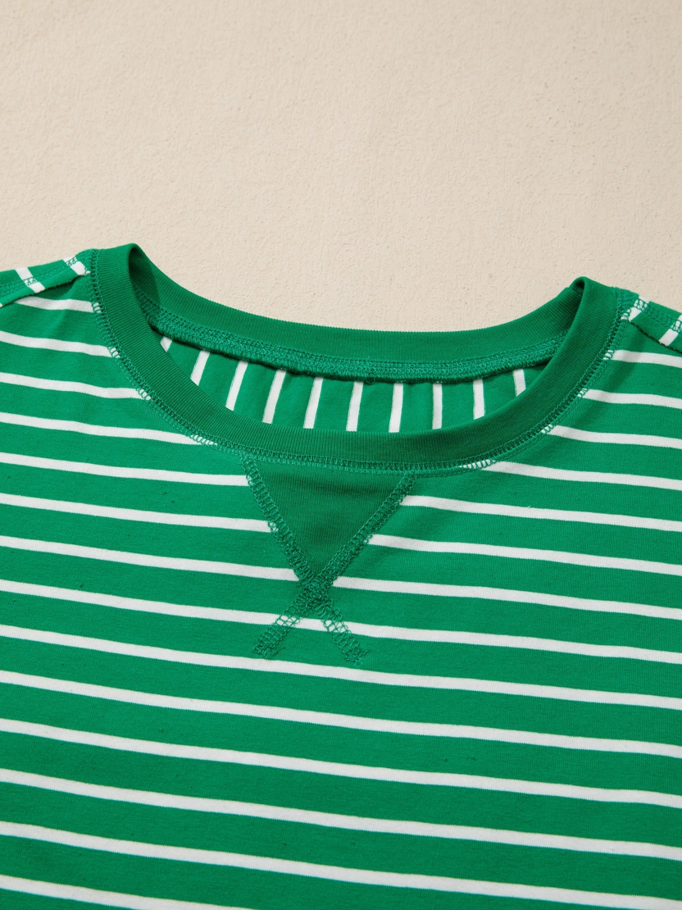 Striped Short Sleeve Relaxed-Fit T-Shirt