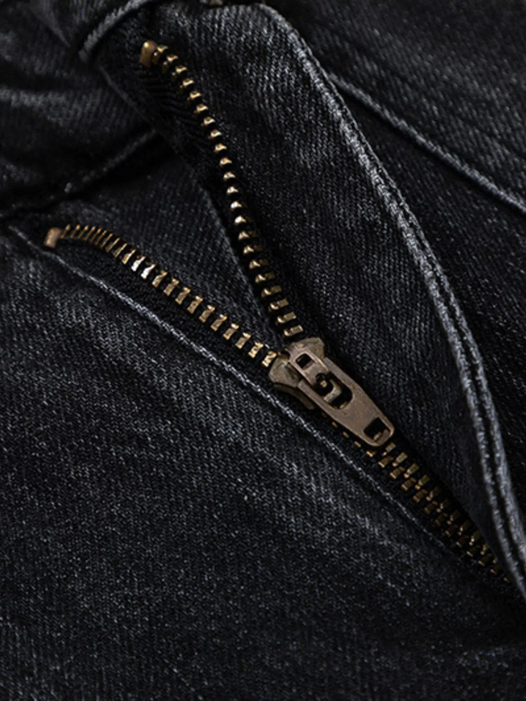 Men's High-Waisted Wide Leg Wash Jeans