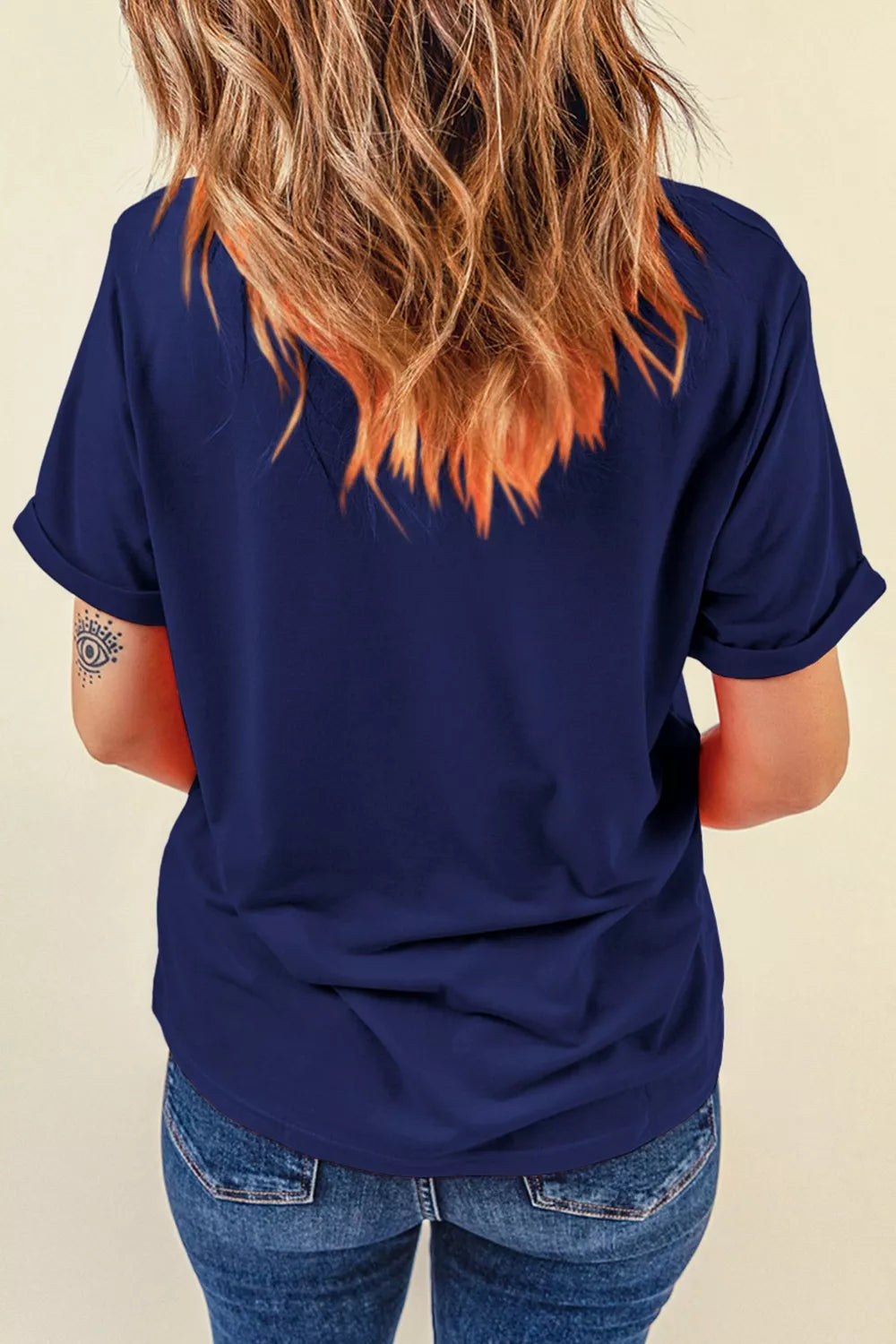 AMERICA Round Neck Relaxed T-Shirt