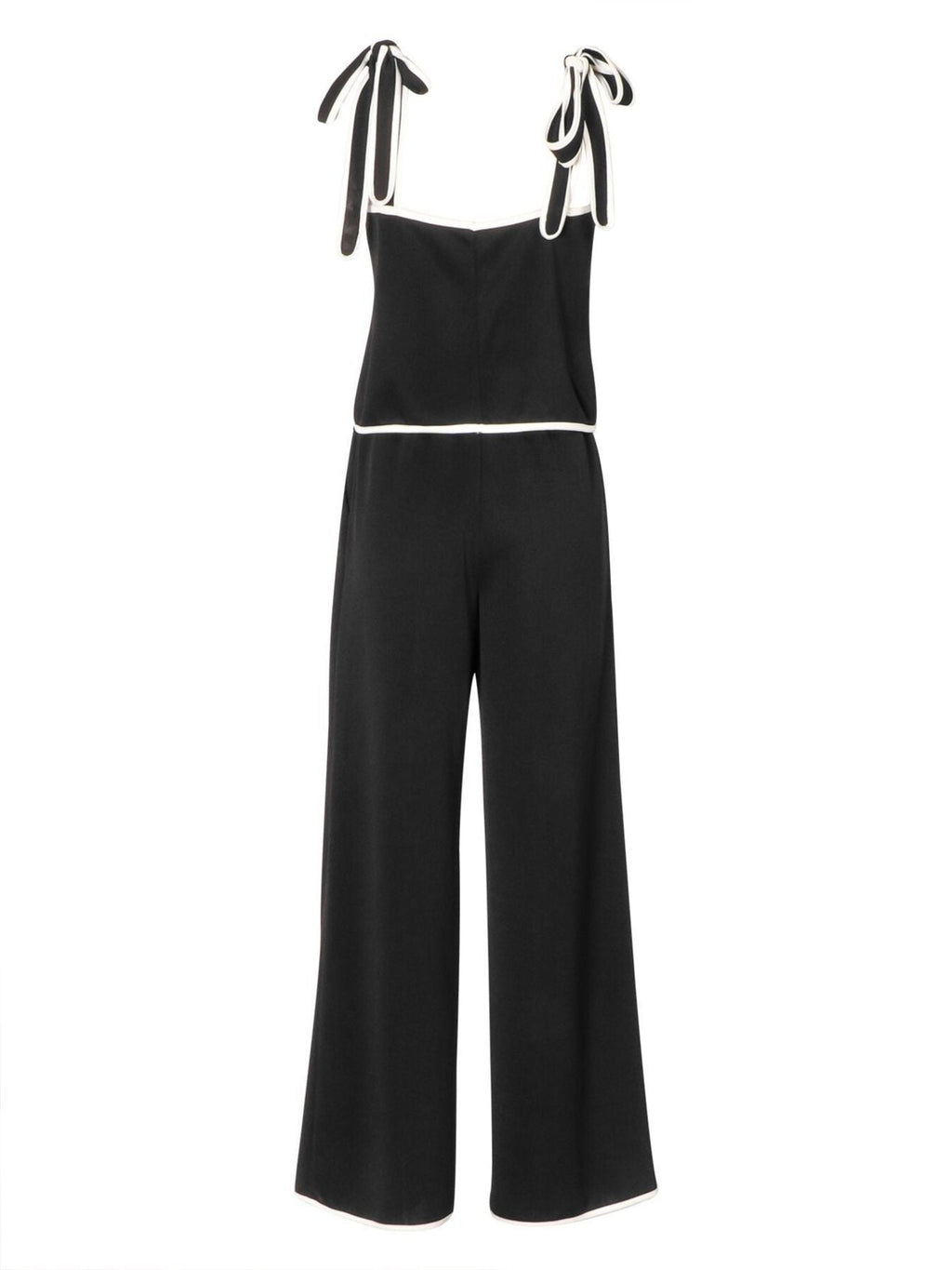 Tie Shoulder Cami and Wide Leg Pants Set