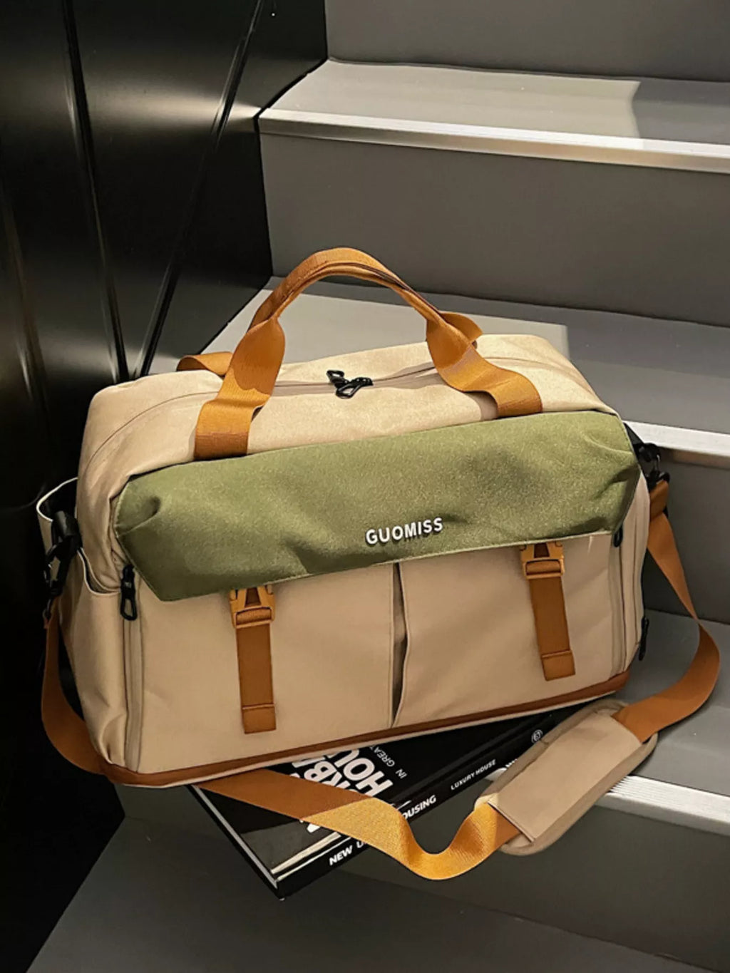 Color Block Travel Bag