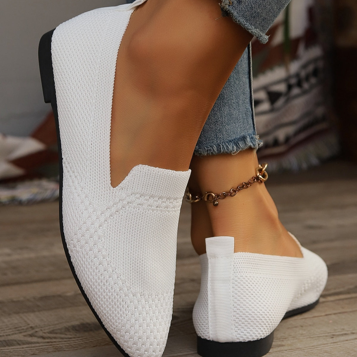 Pointed-Toe Slip-Ons