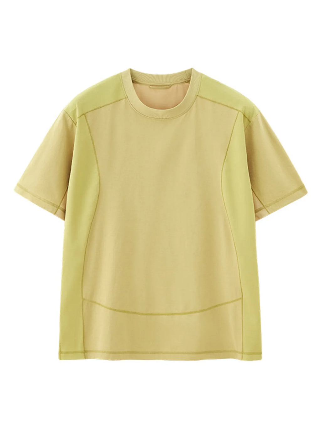 Men's Contrast Stitching Relaxed Fit T-Shirt