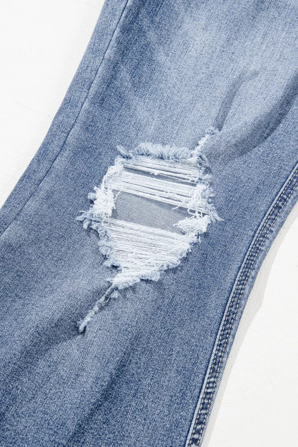 Distressed Flare Jeans