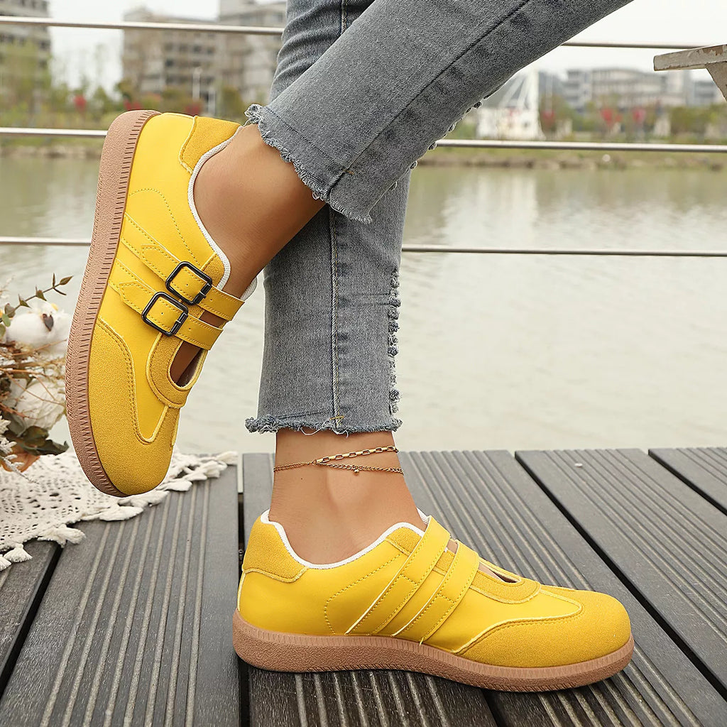 Buckle Strap Casual Sneakers