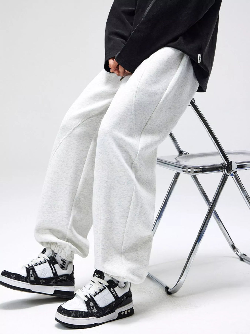 Men's Plus Size Loose Fit Drawstring Sweatpants