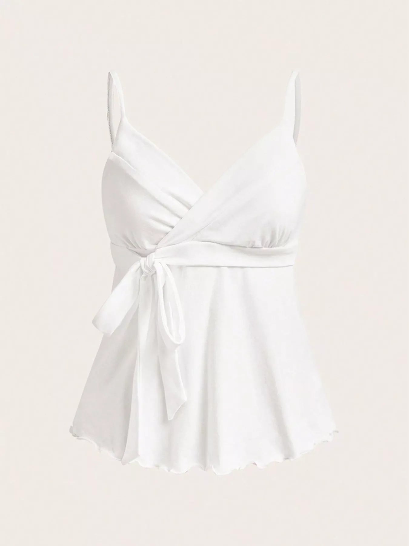 Wrap Tie Surplice Cami