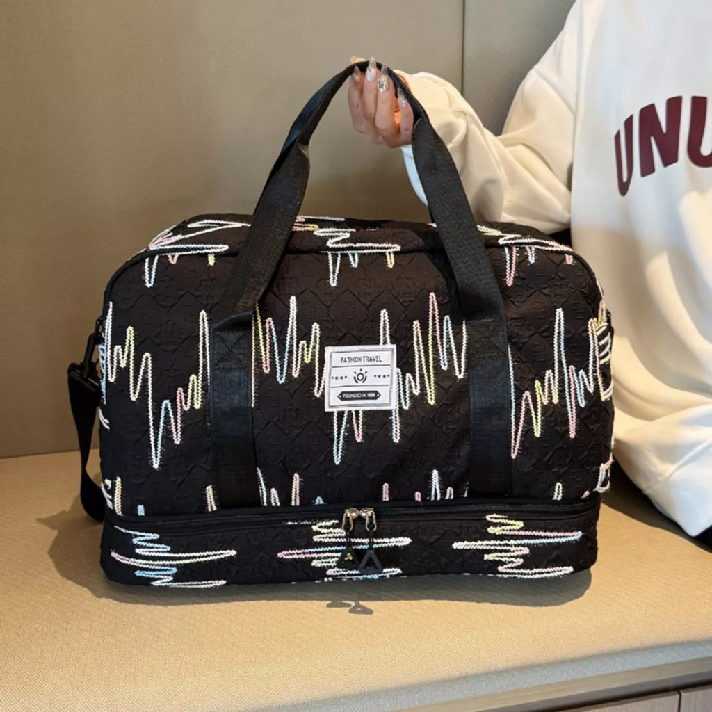 Textured Duffel Bag