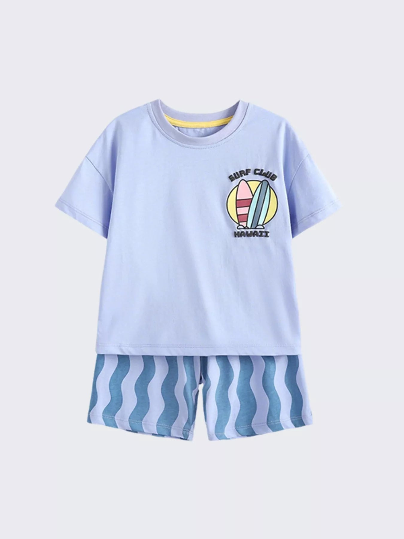 Children's Surf Club Hawaii Graphic Tee and Shorts Set