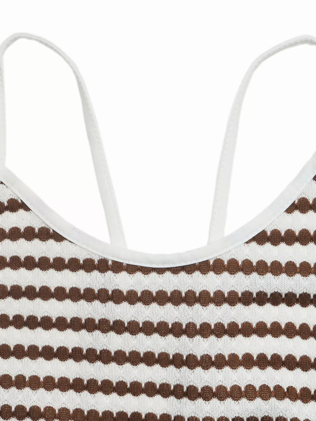 Striped Bodycon Sleeveless Knit Dress