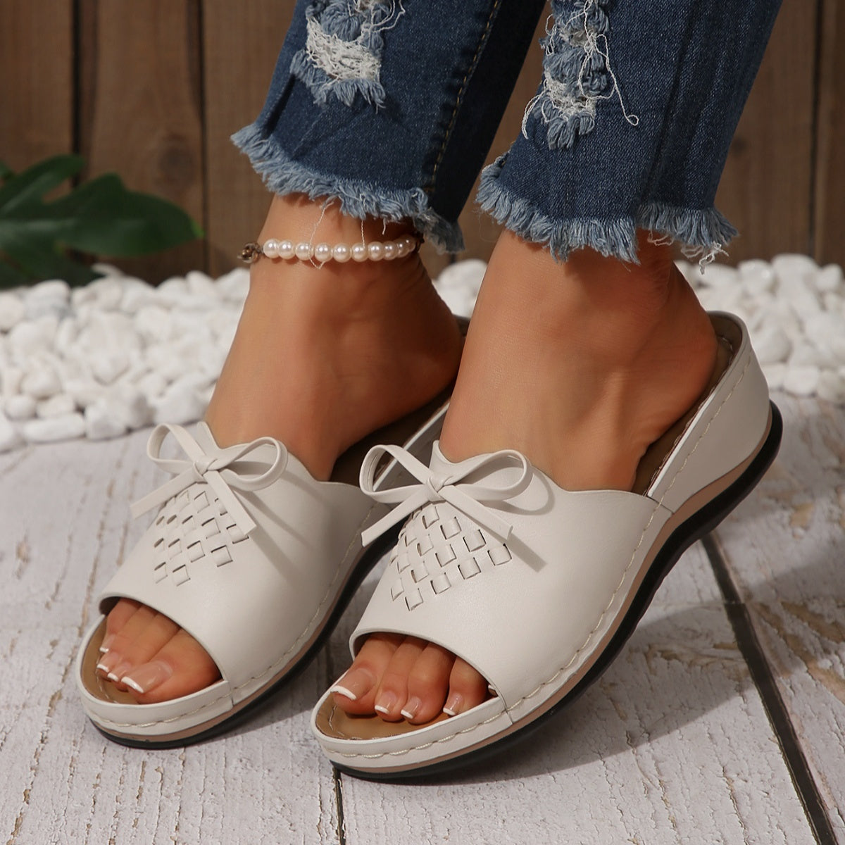 Open Toe Wedge Sandals