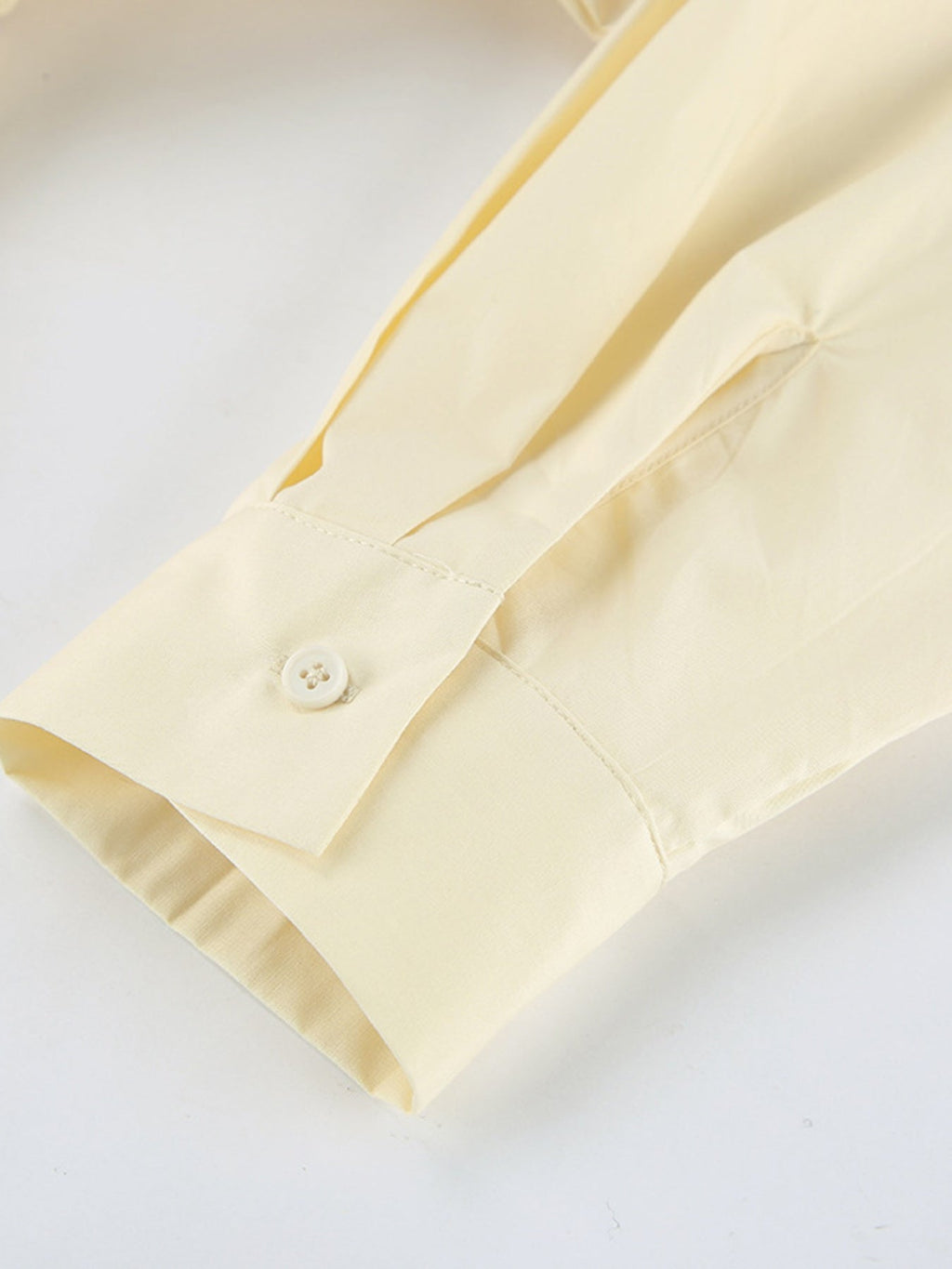 Button Front Bubble Hem Dress