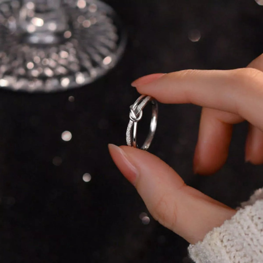 925 Sterling Silver Knot Ring
