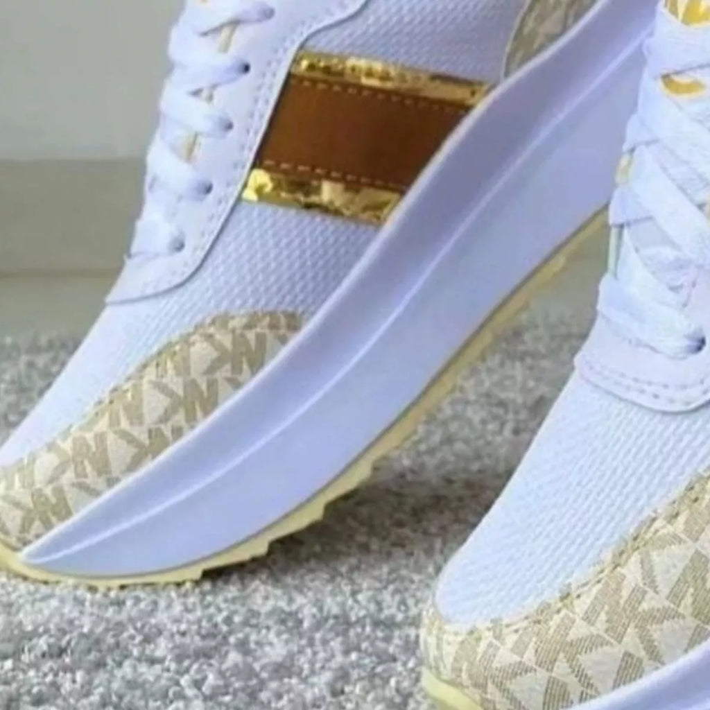 Round Toe Platform Sneakers
