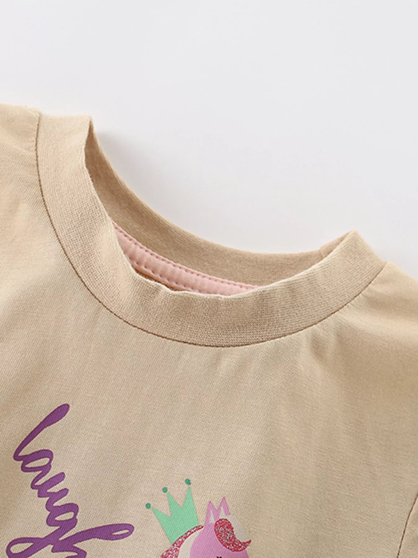 Children's Unicorn Print Short Sleeve T-Shirt