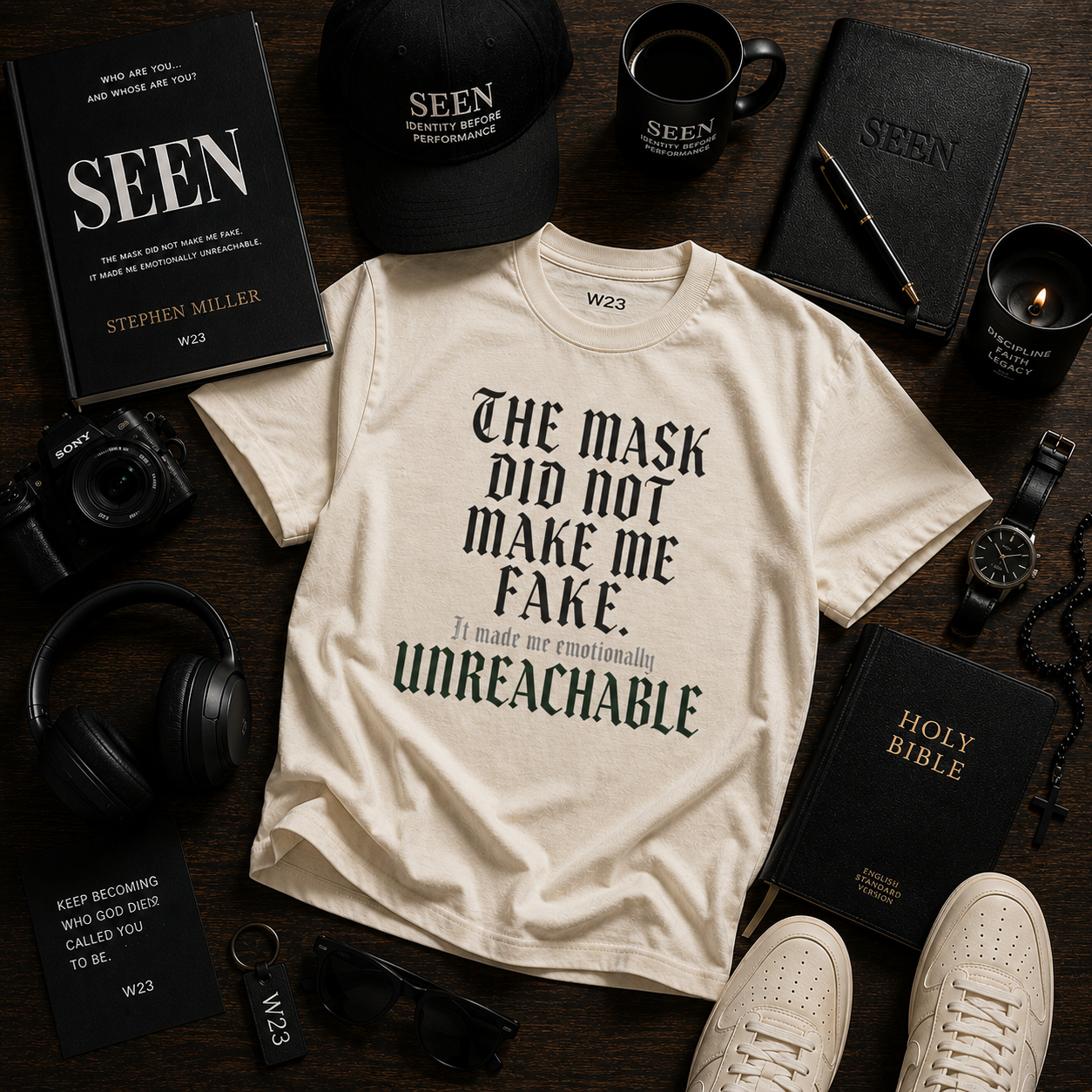 The Mask Did Not Make Me Fake — Oversized Boxy Tee