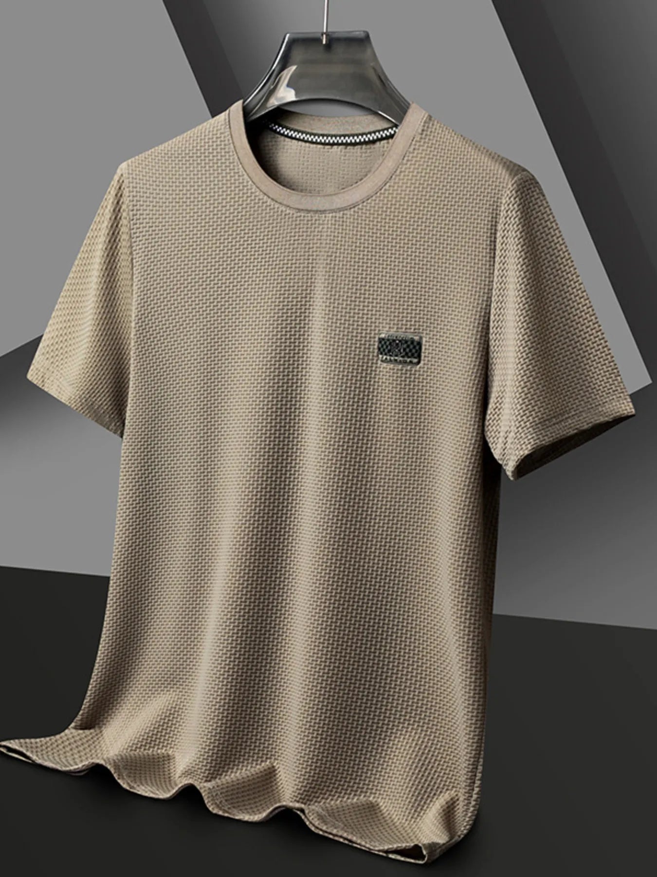 Men's Plus Size Breathable Short Sleeve T-Shirt