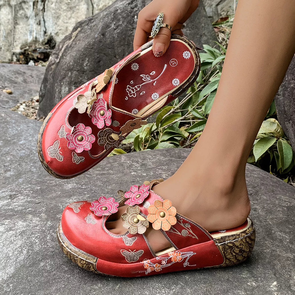 Round Toe Platform Sandals