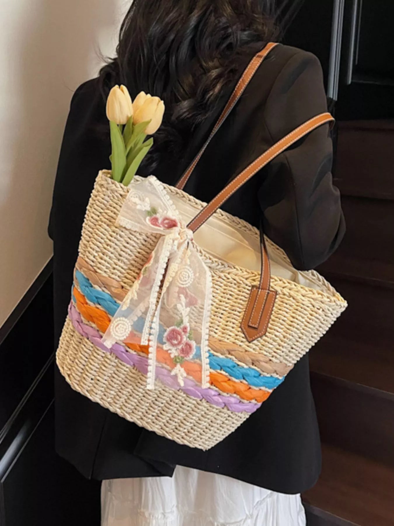 Straw Woven Shoulder Bag