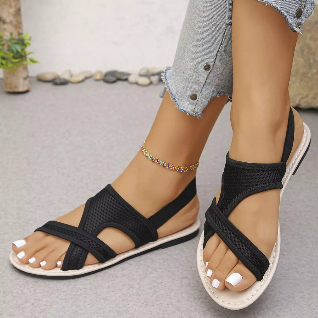 Open Toe Mesh Sandals