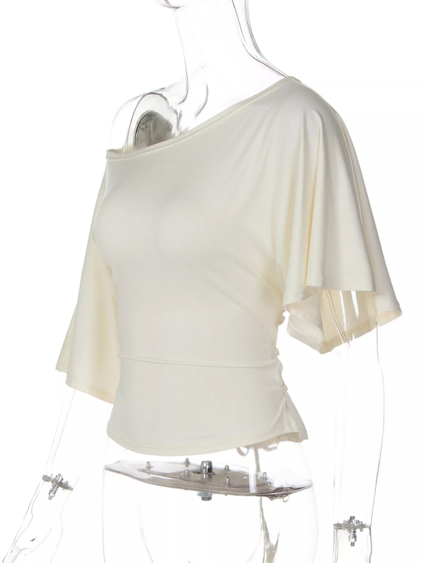 Boat Neck Short Sleeve T-Shirt