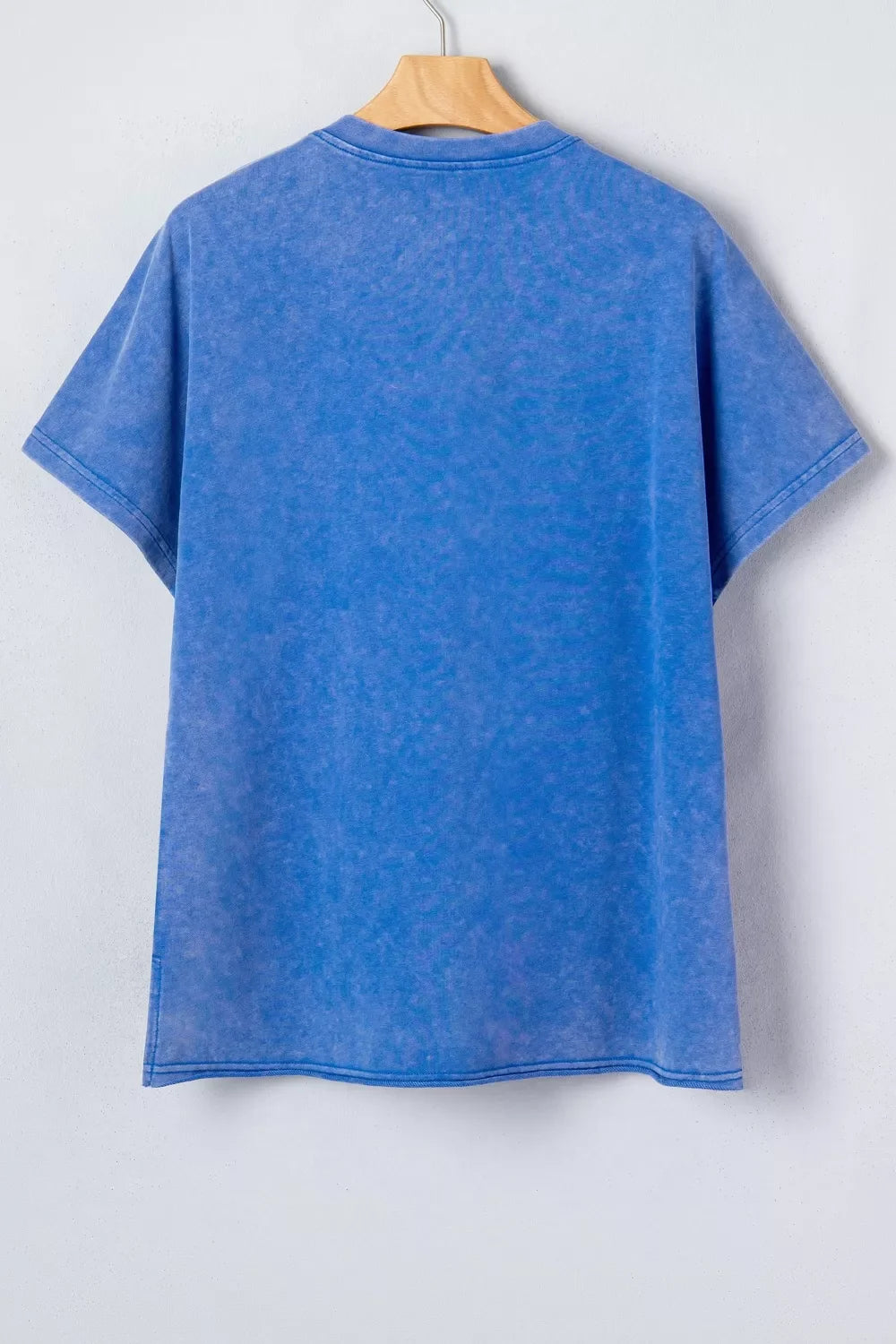 Patriot Star Patched Notched Neck Mineral Washed Tee