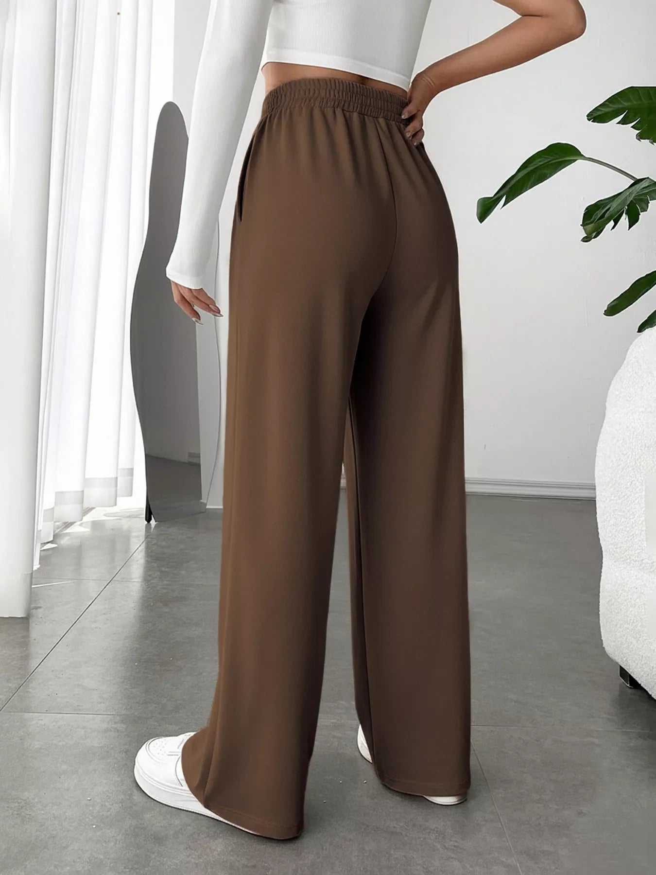 Wide Leg High Waist Pants